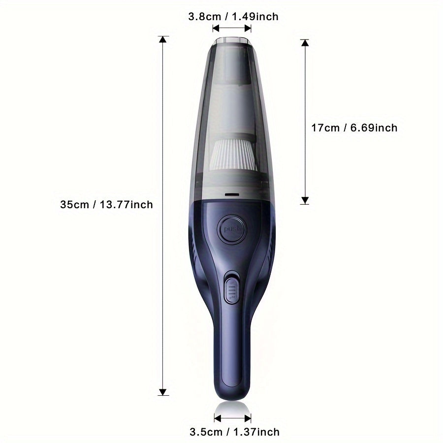 Wireless Handheld Vacuum Cleaner 5000PA Strong Suction USB Rechargeable for Car