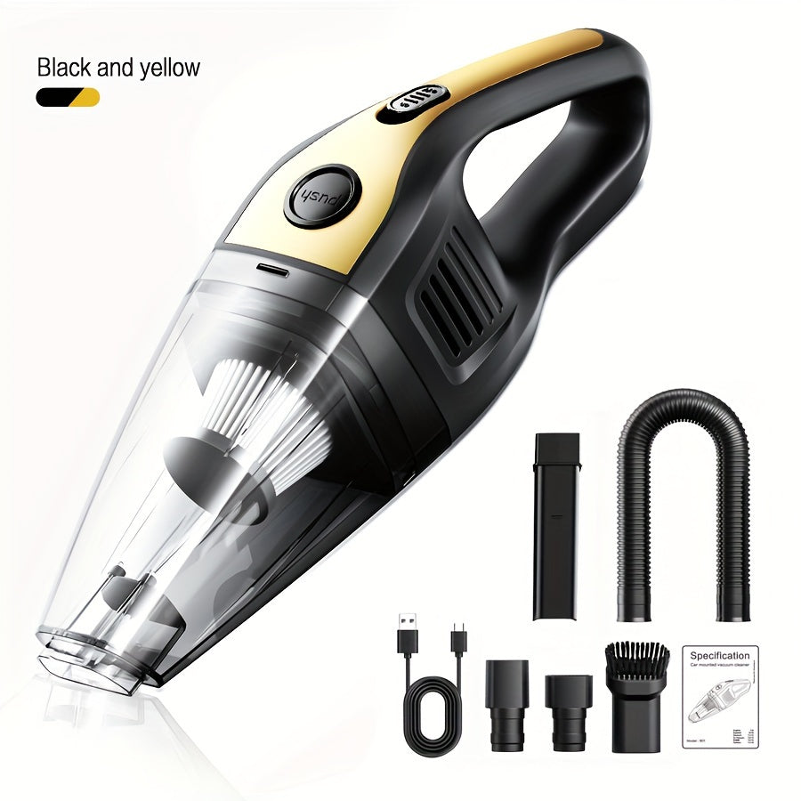 Wireless Handheld Vacuum Cleaner 5000PA Strong Suction USB Rechargeable for Car