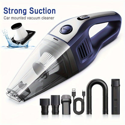 Wireless Handheld Vacuum Cleaner 5000PA Strong Suction USB Rechargeable for Car