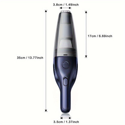 Wireless Handheld Vacuum Cleaner 5000PA Strong Suction USB Rechargeable for Car