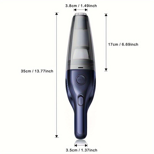 Wireless Handheld Vacuum Cleaner 5000PA Strong Suction USB Rechargeable for Car