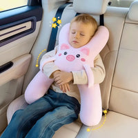 Cozy Cartoon Travel Pillow for Kids